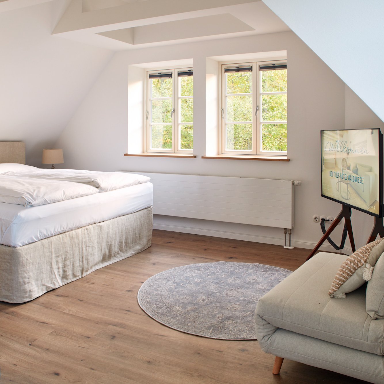 Schlafzimmer im Apartment Ostsee Suite Hohwacht