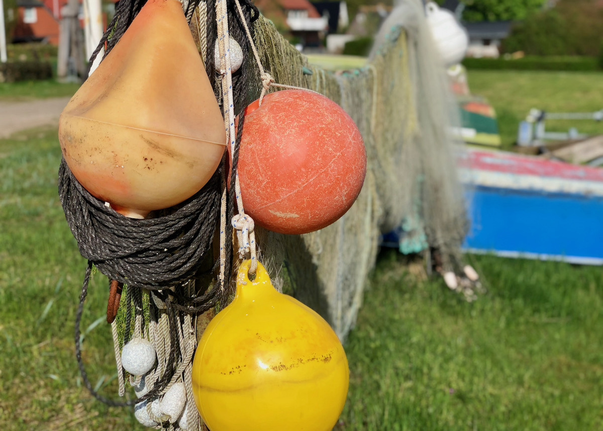 Fischernetze an der Hohwachter Bucht - Tradition