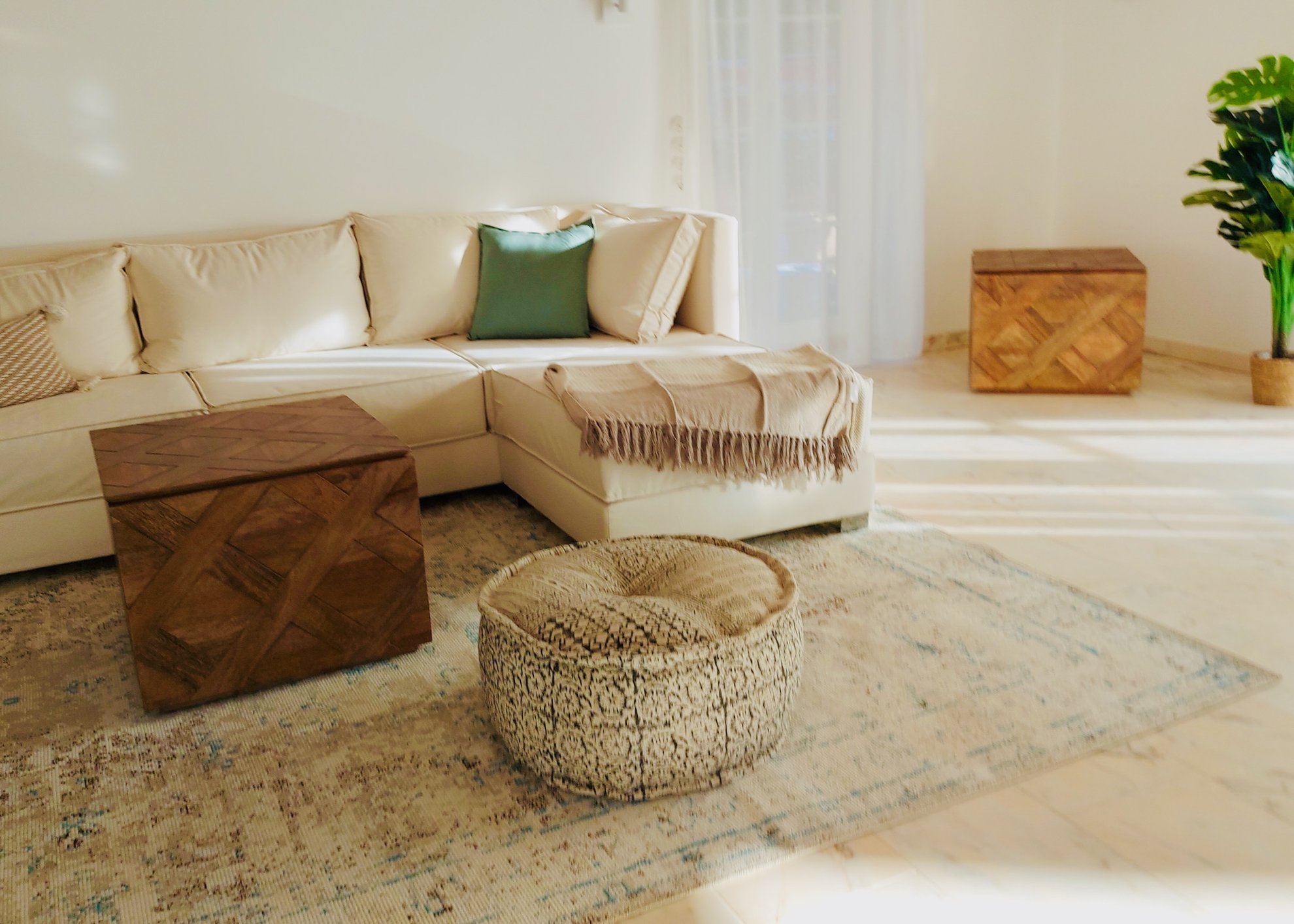 Ostsee-Suite "Hohwacht" Wohnraum mit Couch