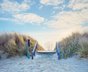 Stranddüne mit Treppenstufen an der Ostsee bei Hohwacht