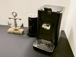 Ostsee-Suite Markenküche mit Senseo Kaffeemaschine