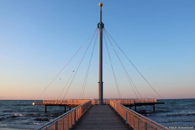 Hohwachter Flunder bei Abenddämmerung Hohwachter Flunder bei Abenddämmerung