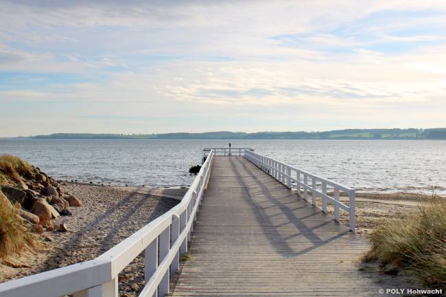 Seebrücke Hohwacht bei Sonnenschein Seebrücke Hohwacht bei Sonnenschein