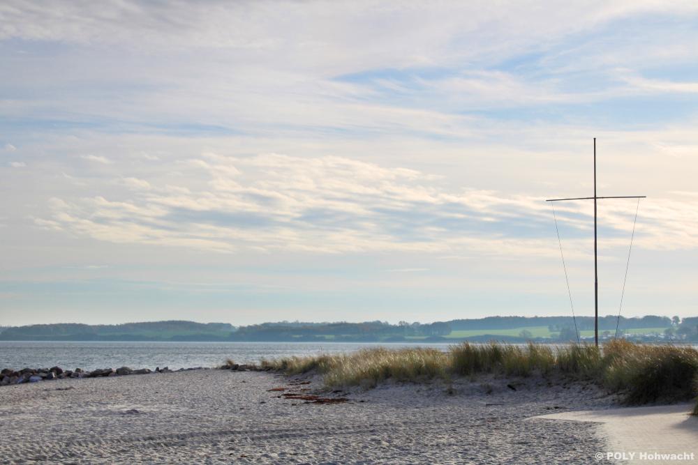 Sandstrand und Dünenlandschaft der Bucht von Hohwacht